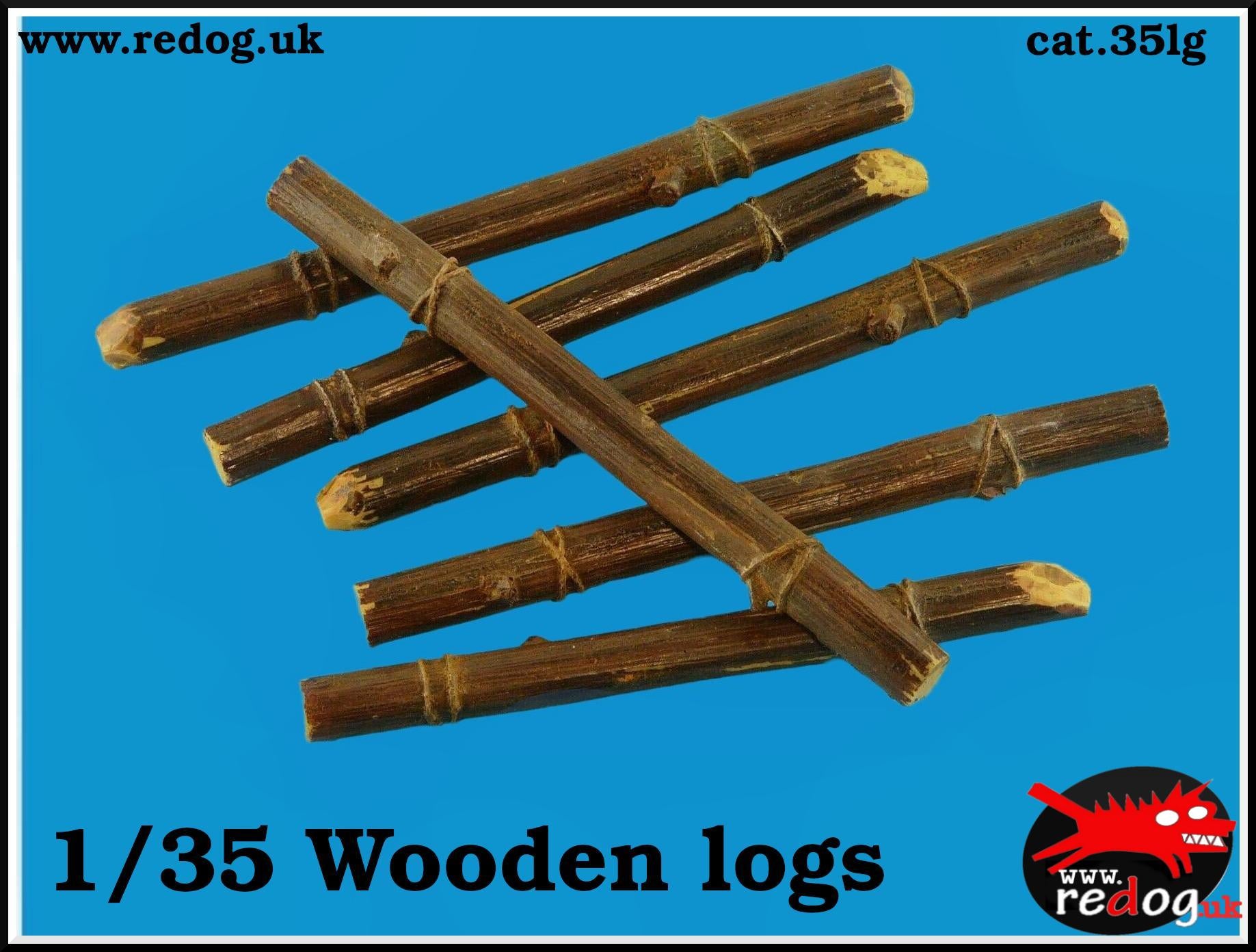 1/35   Wooden Logs  Scale Model  Kit/ Diorama accessories /35LG