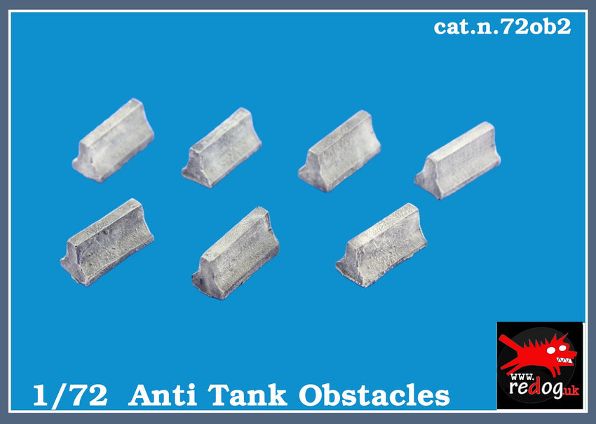 Redog 1/72/76 Anti Tank Obstacles Resin Diorama Modelling Accessories kit