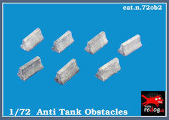 Redog 1/72/76 Anti Tank Obstacles Resin Diorama Modelling Accessories kit