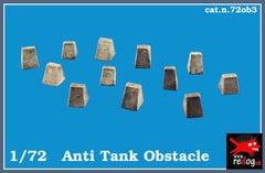 Redog 1/72/76 Anti-Tank Obstacles Resin Diorama Modelling Accessories Kit