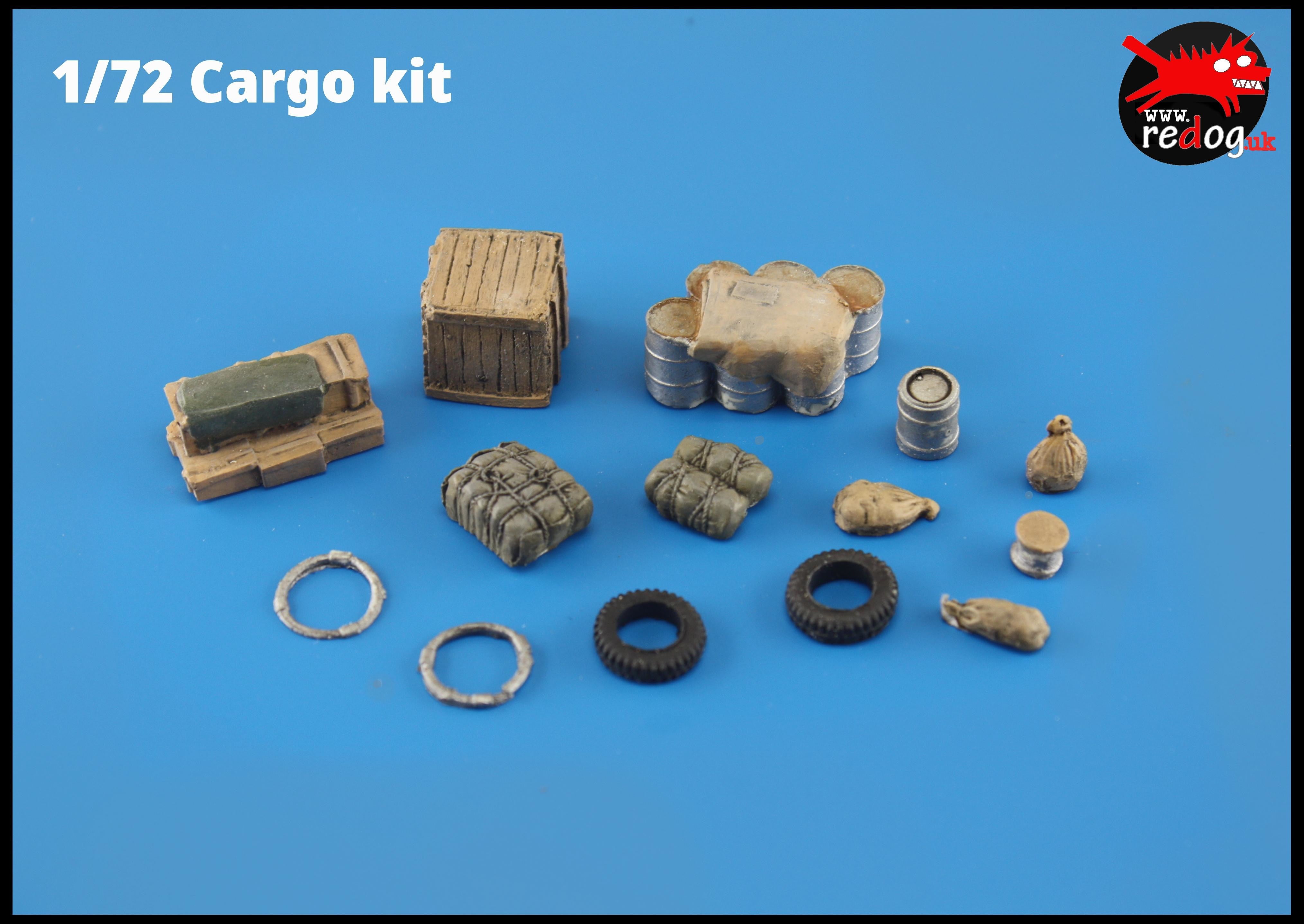 1/72 Vehicle Cargo Kit  Scale Modelling Stowage Diorama Accessories/73c5