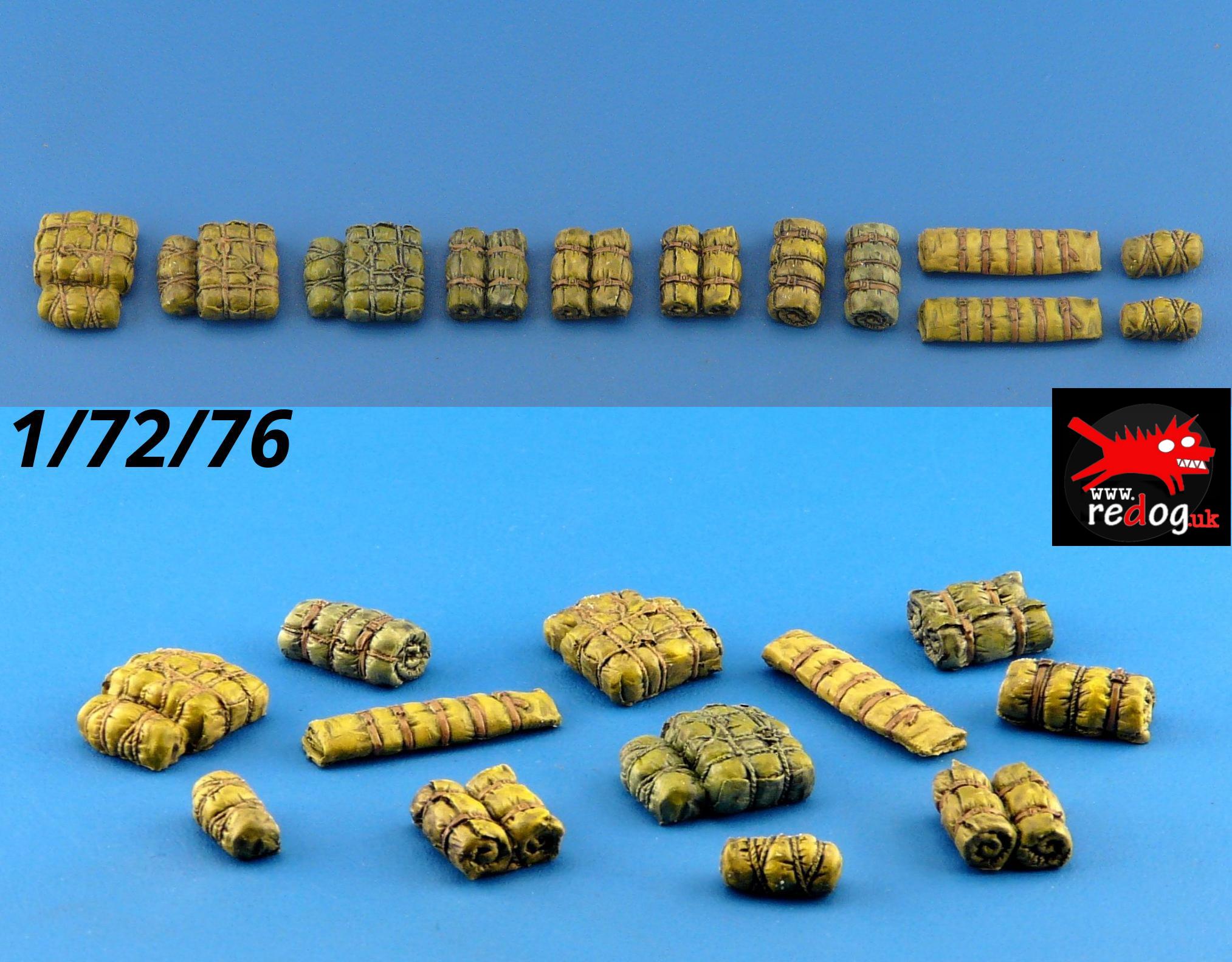 1/72 Cargo/Tents, Rolls set - Scale Modelling  /Diorama Accessories/72c6