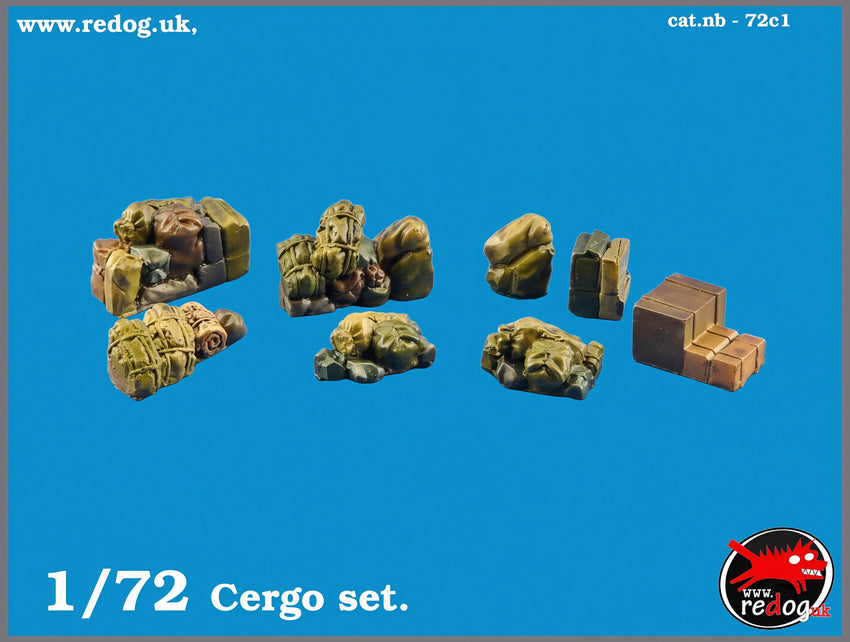 1:72 or 1:76  Military Sacale Model Stowage Vehicle Cargo Storage Kit Accessories/c1