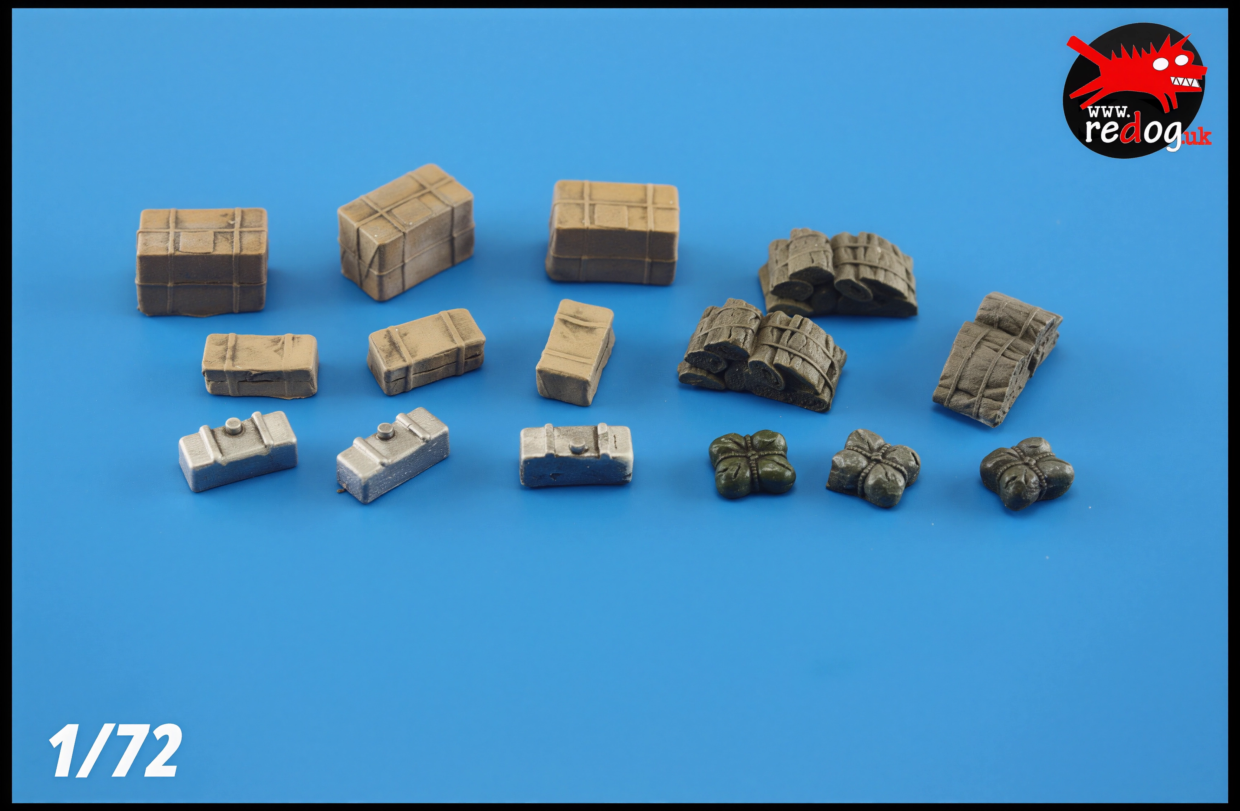 1:72 Vehicle Cargo Kit  Scale Modelling   Diorama Accessories /c5