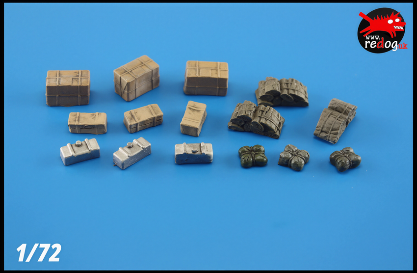 1:72 Vehicle Cargo Kit  Scale Modelling   Diorama Accessories /c5