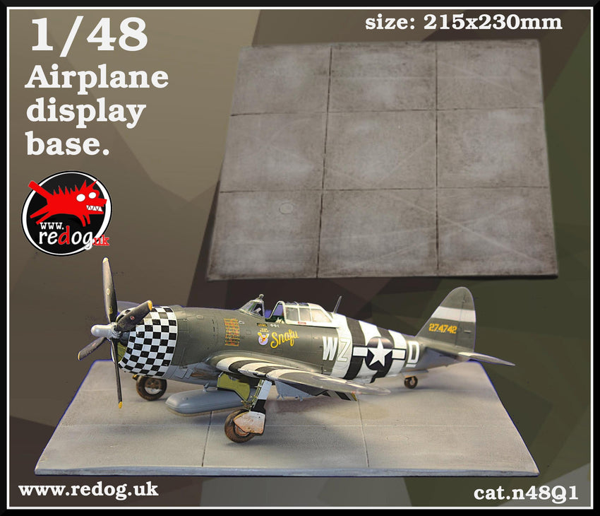 Redog 1/48 Scale Airplane Model Display Base