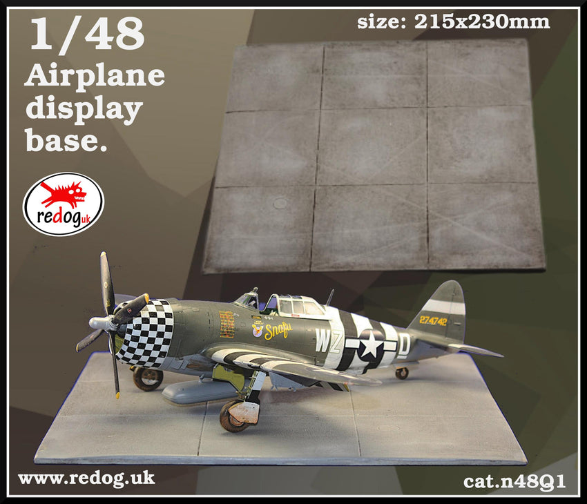 Redog 1/48 Scale Airplane Model Display Base