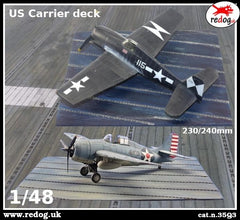 Redog 1/48 Scale Airplane Scale Model Display Base - US carrier deck