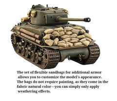 1:35 Redog -  M4 Sherman Tank  Stowage and flexible sand bags armor set / 35v8