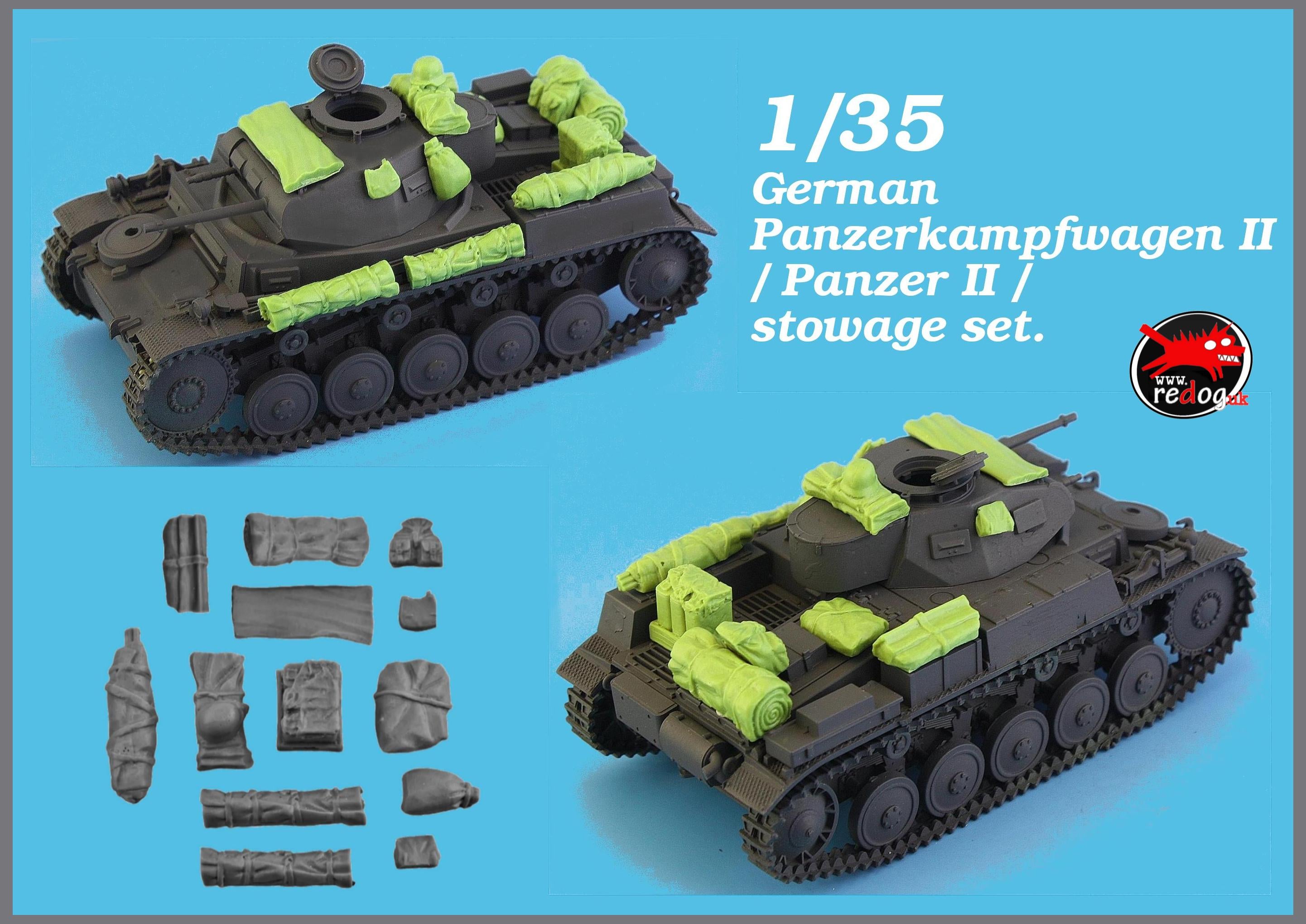 1:35 - Redog - PzKpfw Panzer II stowage set /35PzII