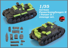 1:35 - Redog - PzKpfw Panzer II stowage set /35PzII