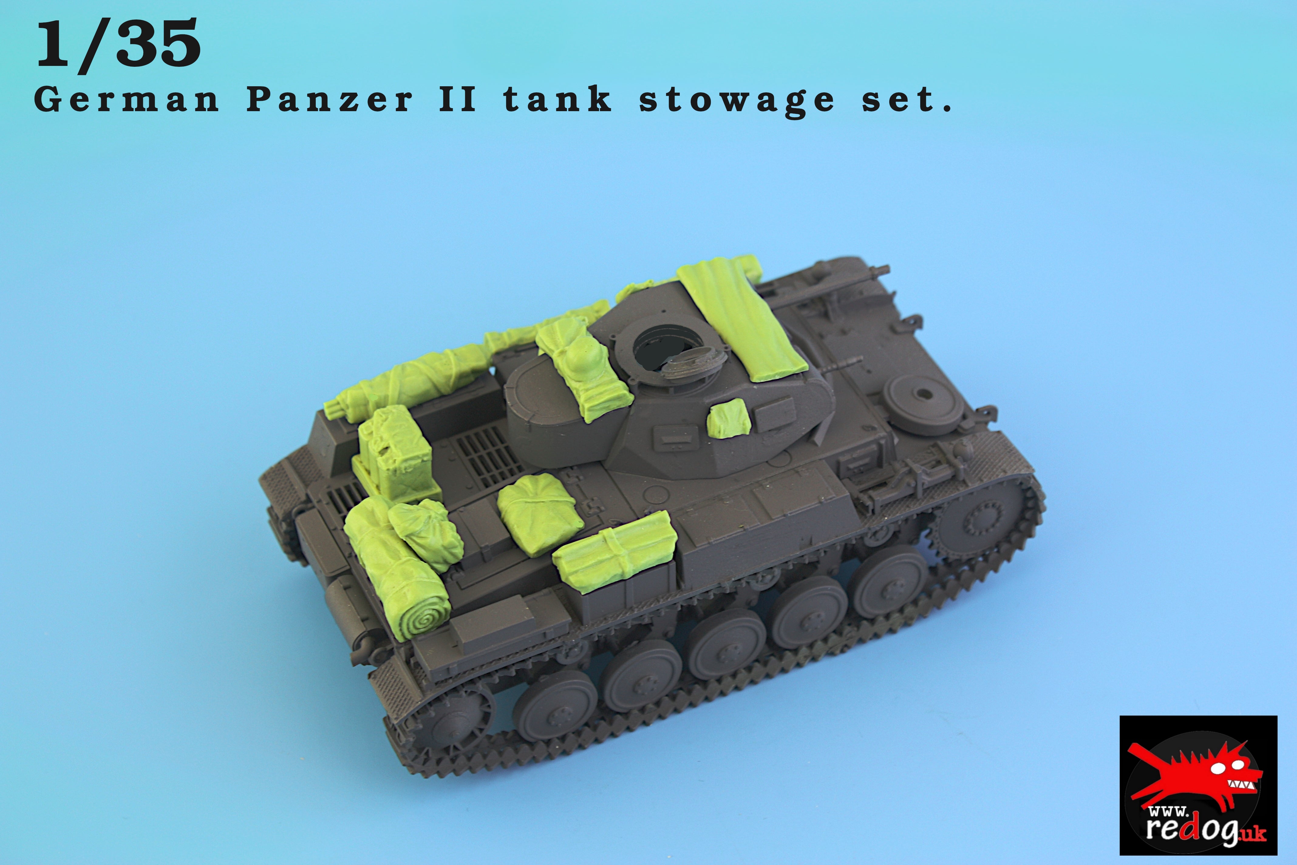 1:35 - Redog - PzKpfw Panzer II stowage set /v10