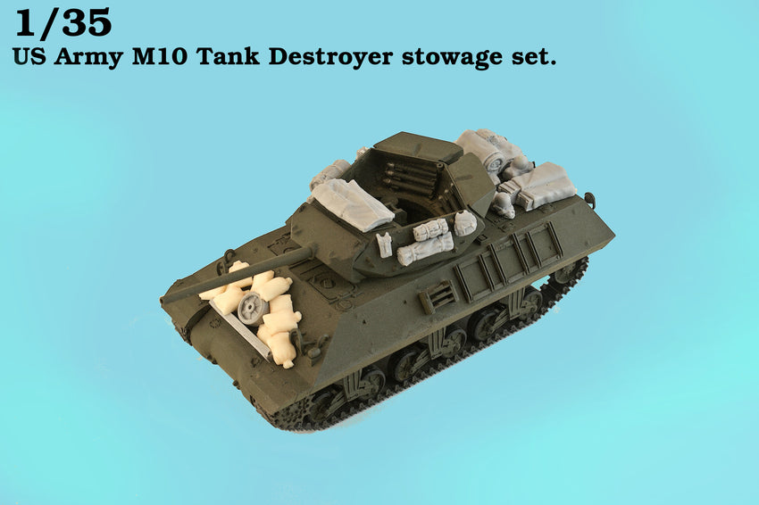 1/35 Redog  - US M10 Tank destroyer stowge set.