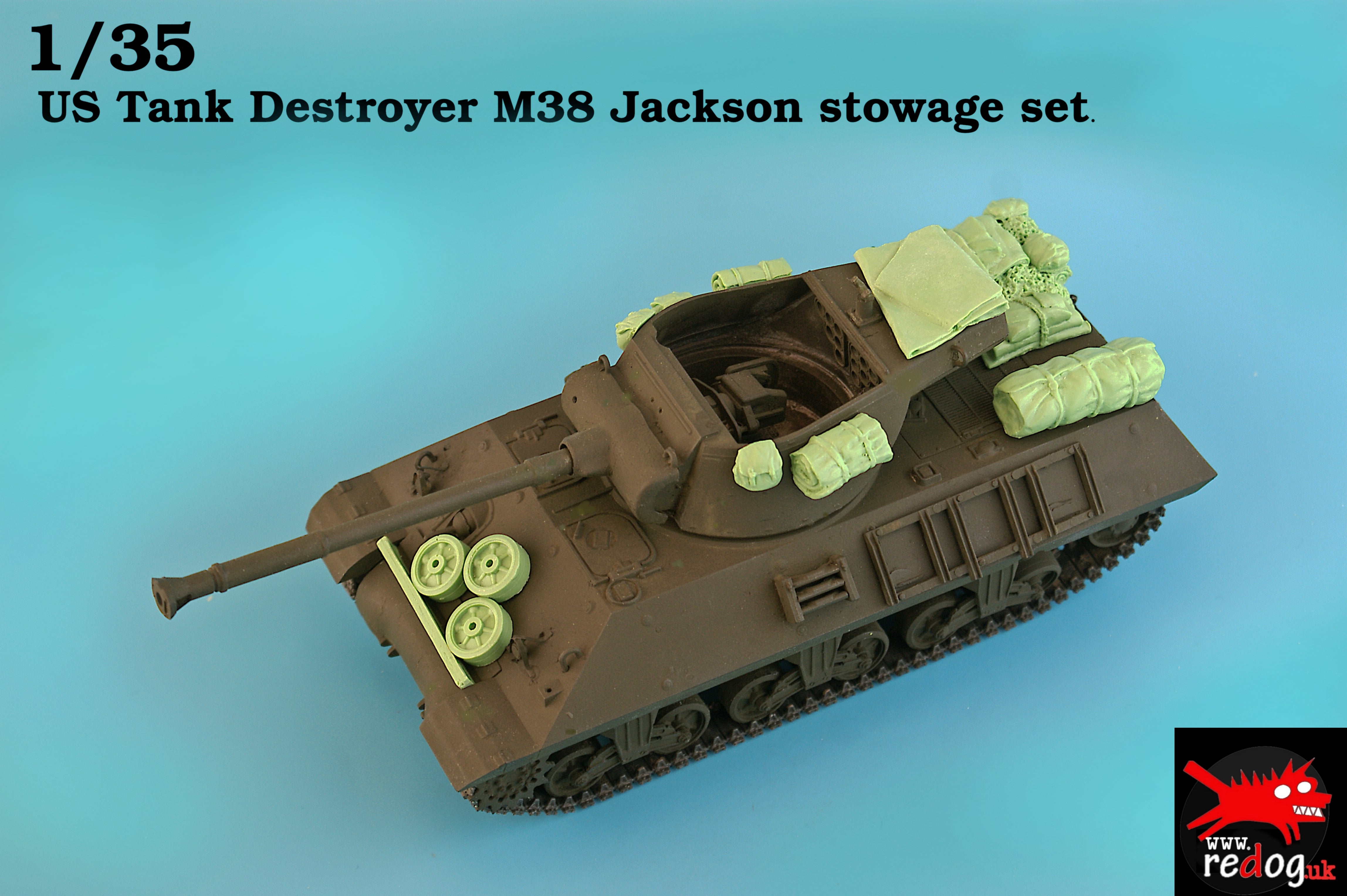 1/35 Redog - US Tank Destroyer M36 Jackson  stowage set.