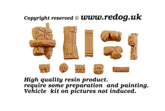 1/35 Redog - WWII Willys Jeep stowage set.