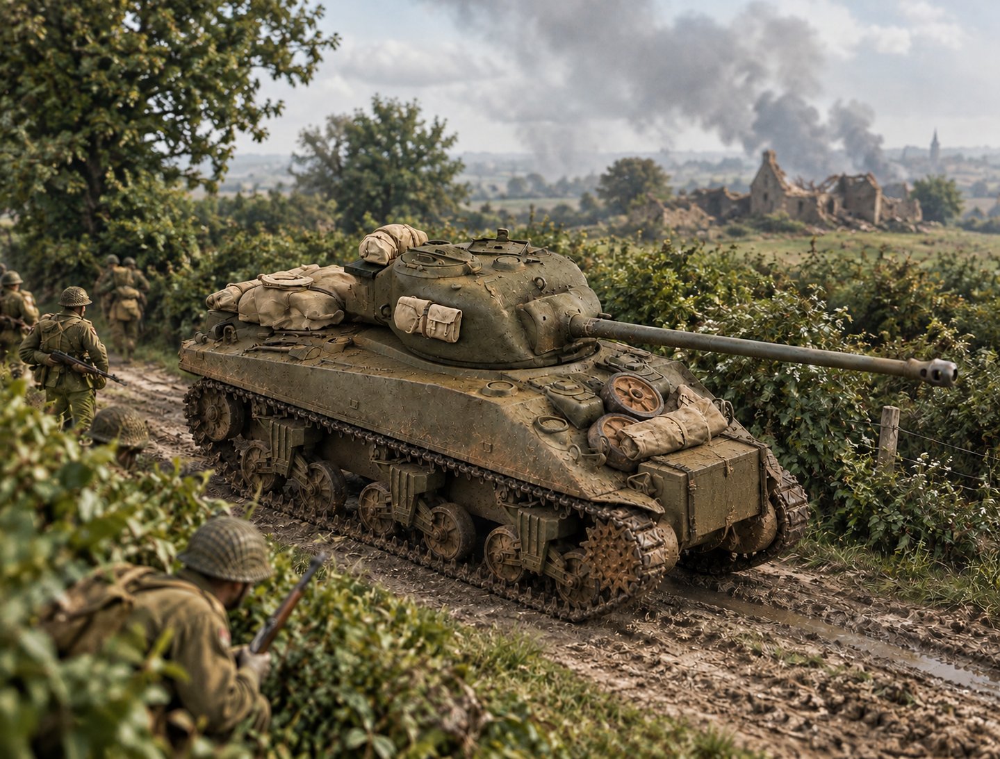 1/35 Redog -British Sherman Firefly stowage set.