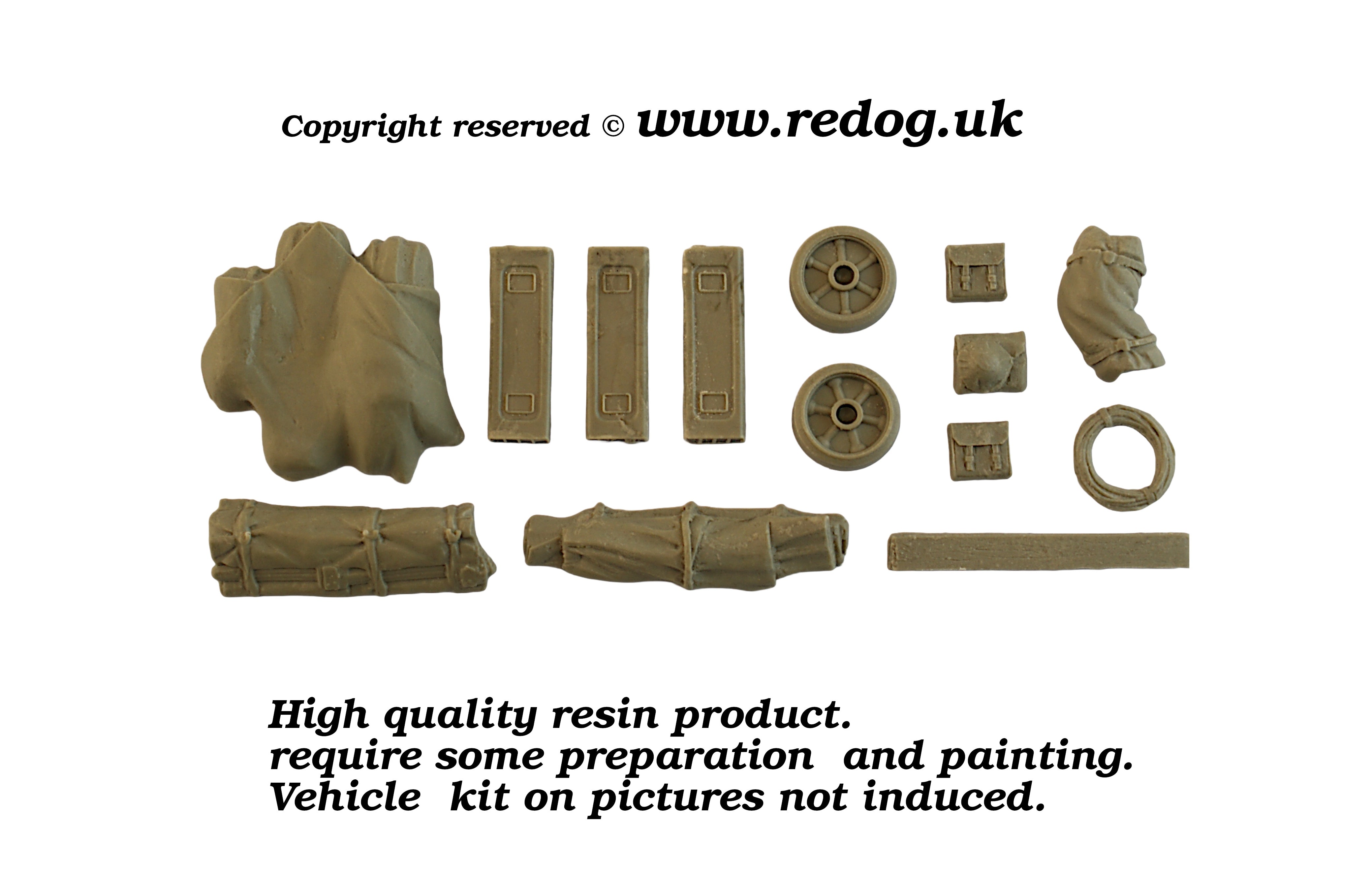 1/35 Redog -British Sherman Firefly stowage set.