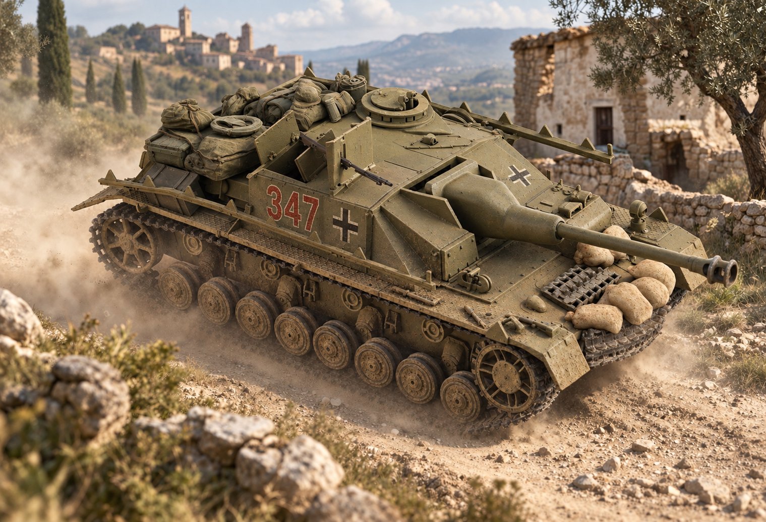 1/35 Redog - German Stug IV stowage set.