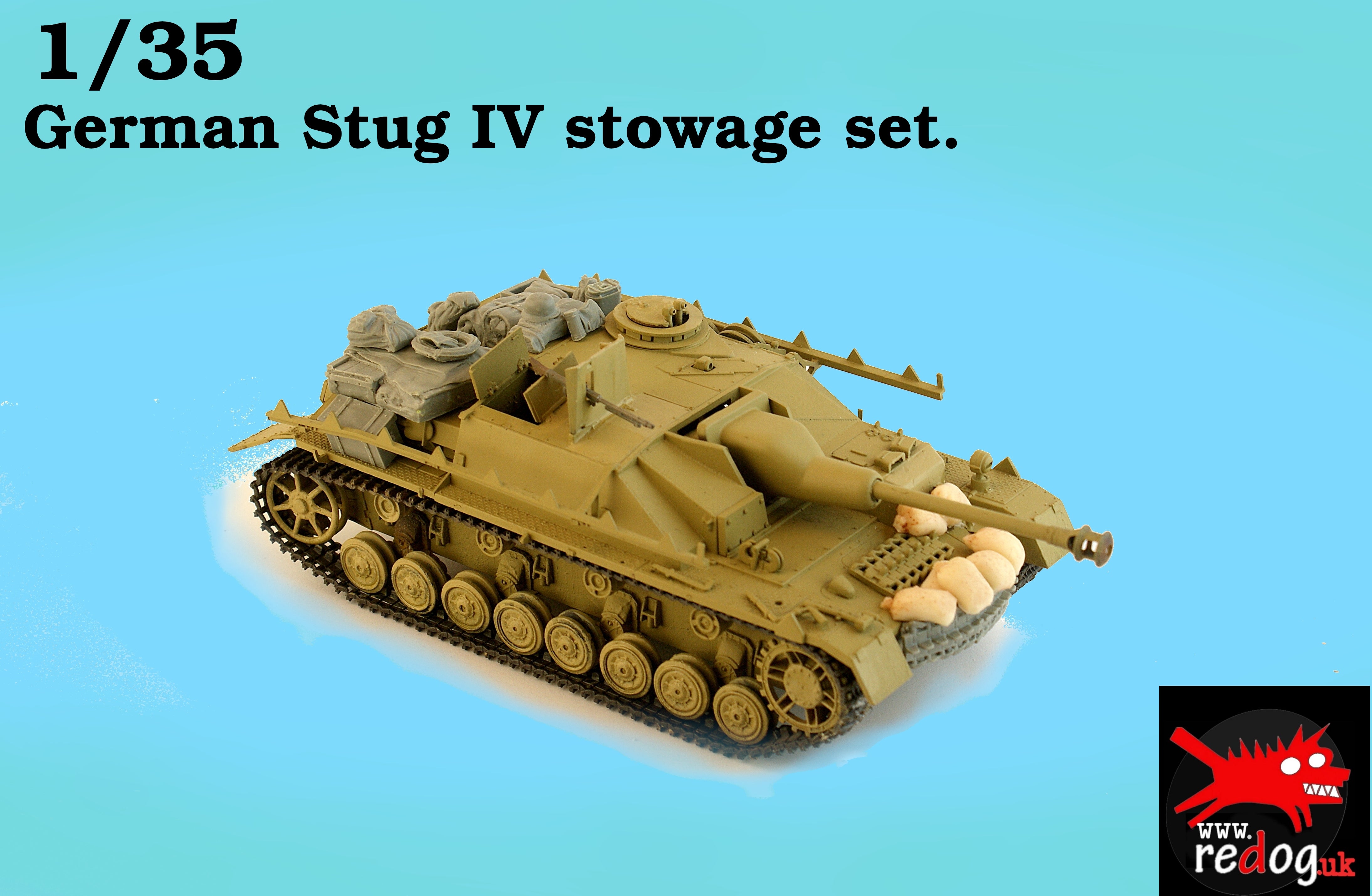 1/35 Redog - German Stug IV stowage set.