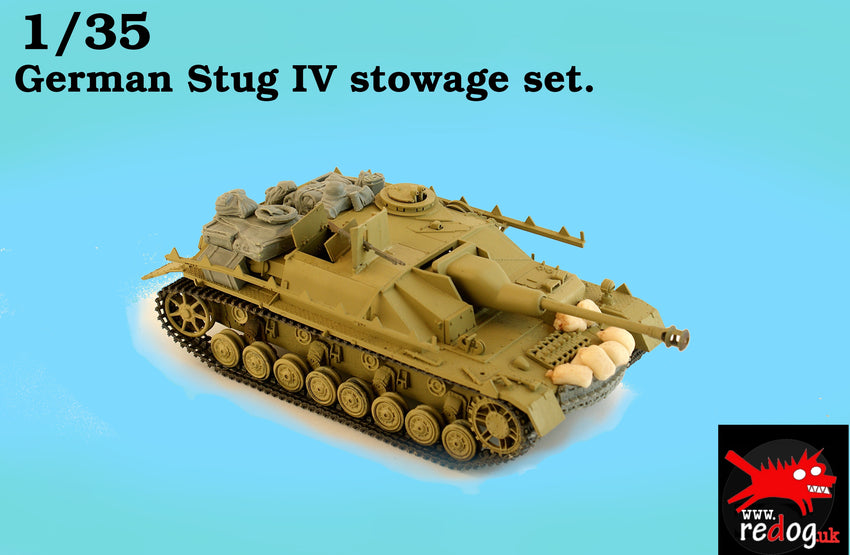 1/35 Redog - German Stug IV stowage set.