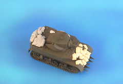 1/35 Redog - M3 Stuart tank stowage and sand bags armour set.
