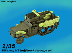 1/35 Us M3 Half track stowage set - v4