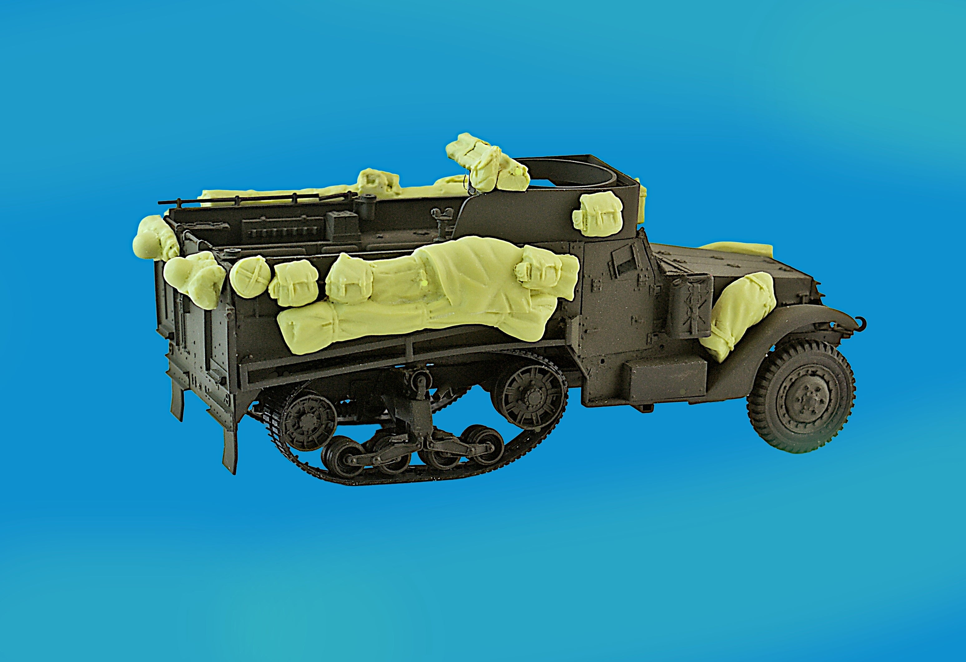 1/35 Us M3 Half track stowage set - v4