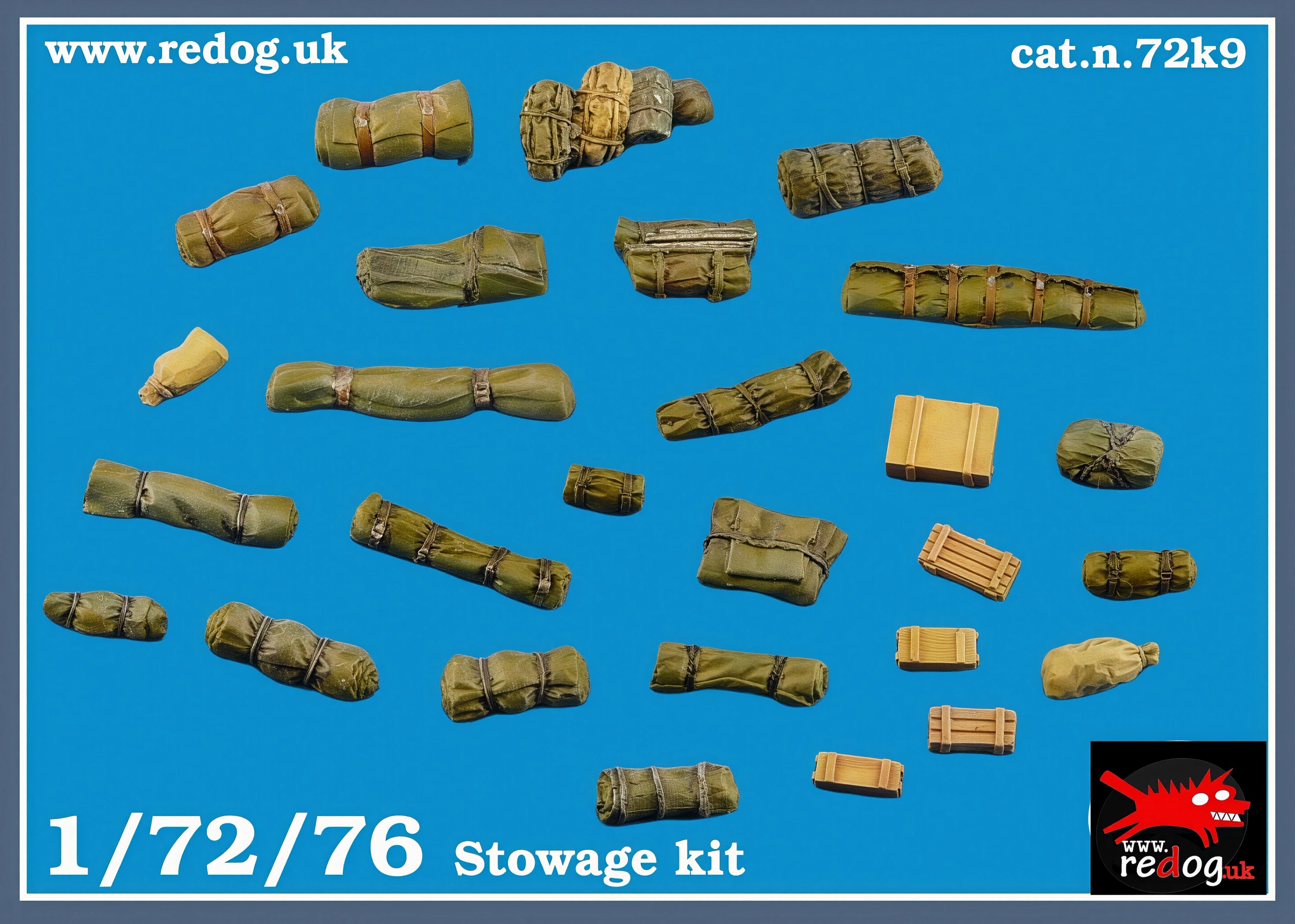 Redog 1:72   Scale Modelling Stowage  Kit  /9