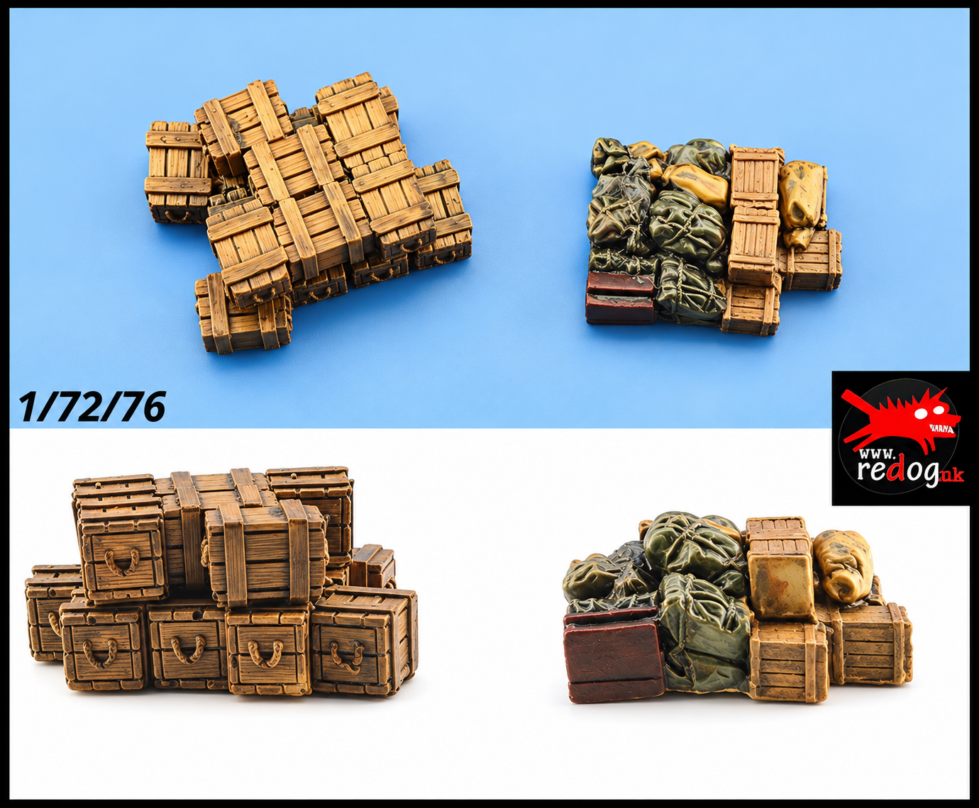 Redog 1/72 Scale  Modelling   Accessories - Vehicle Cargo Kit /c2