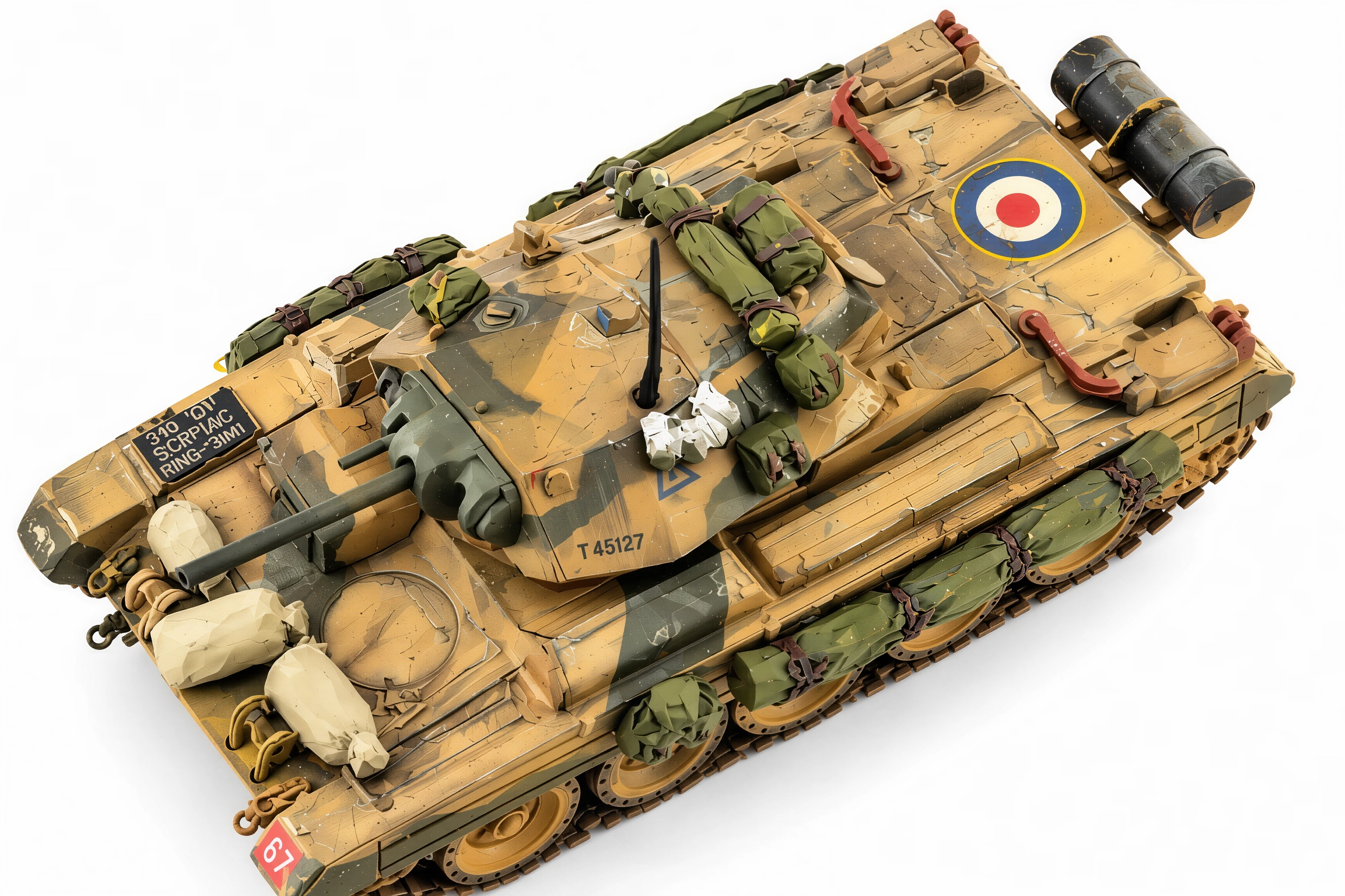 Redog 1:72 Crusader Tank  Scale Modelling Stowage  set - 72cru