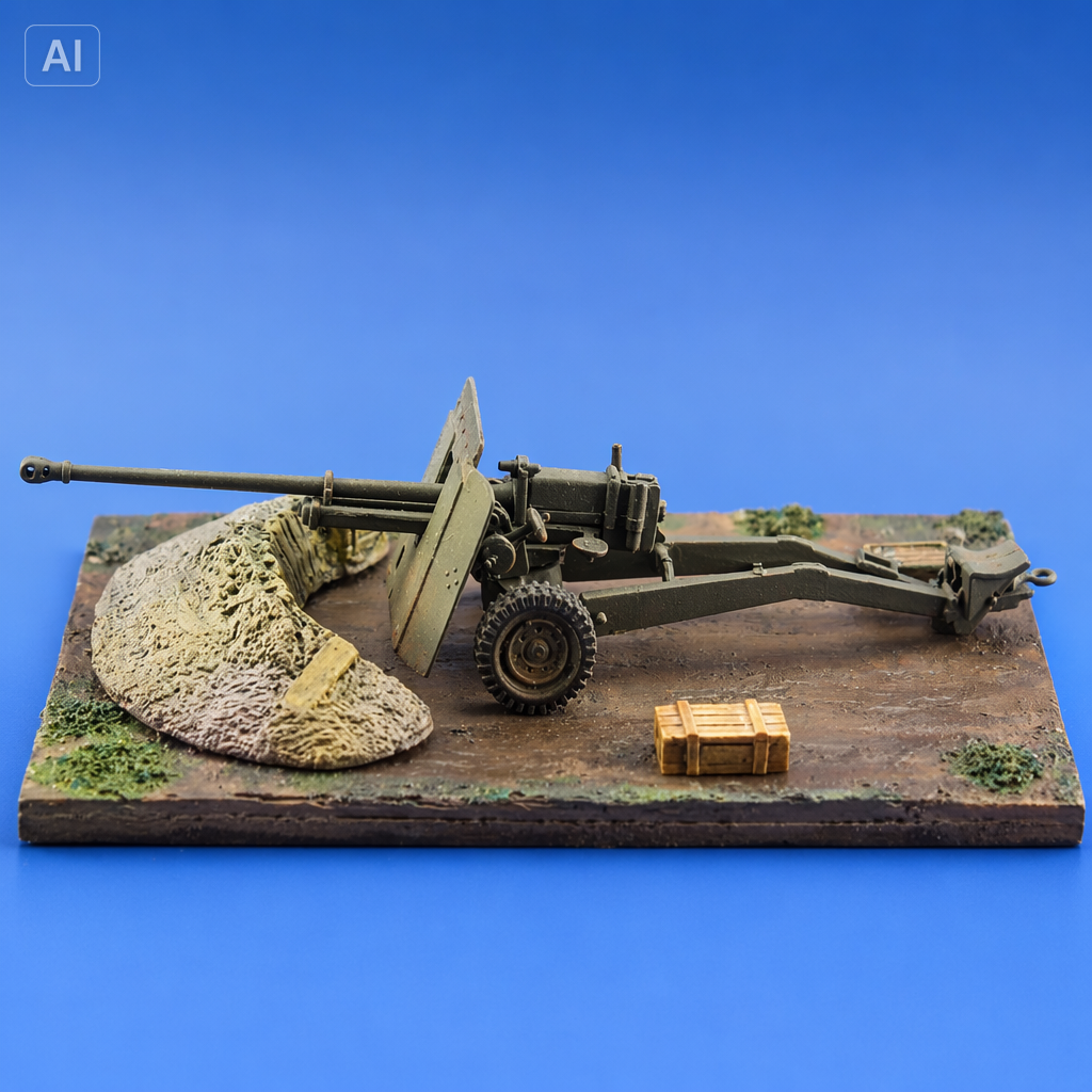 1:72 Redog -   Gun Emplacement - Scale Model Display   Base kit /D10