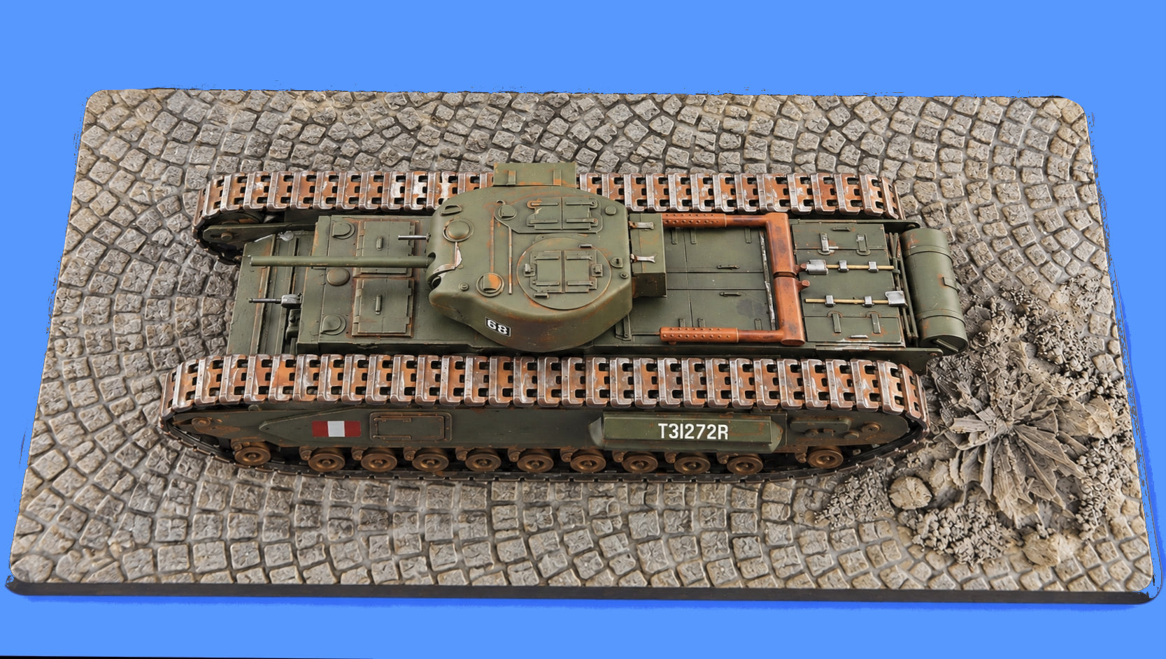 1:72 Redog -  Display Base For   Scale Model Vehicles /D11