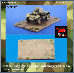 1:72 Redog -  Display Base For  Vehicles model  kits / D14
