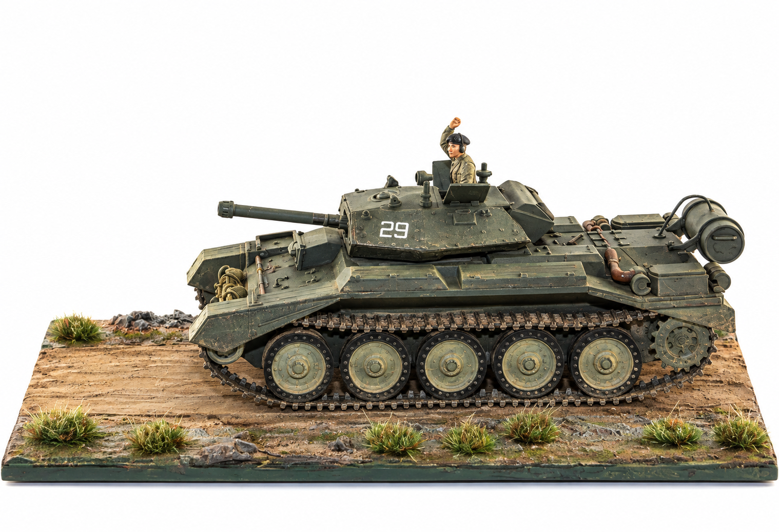 1:72 Redog -  Display Base for  Scale Model Tanks & Vehicles /D3