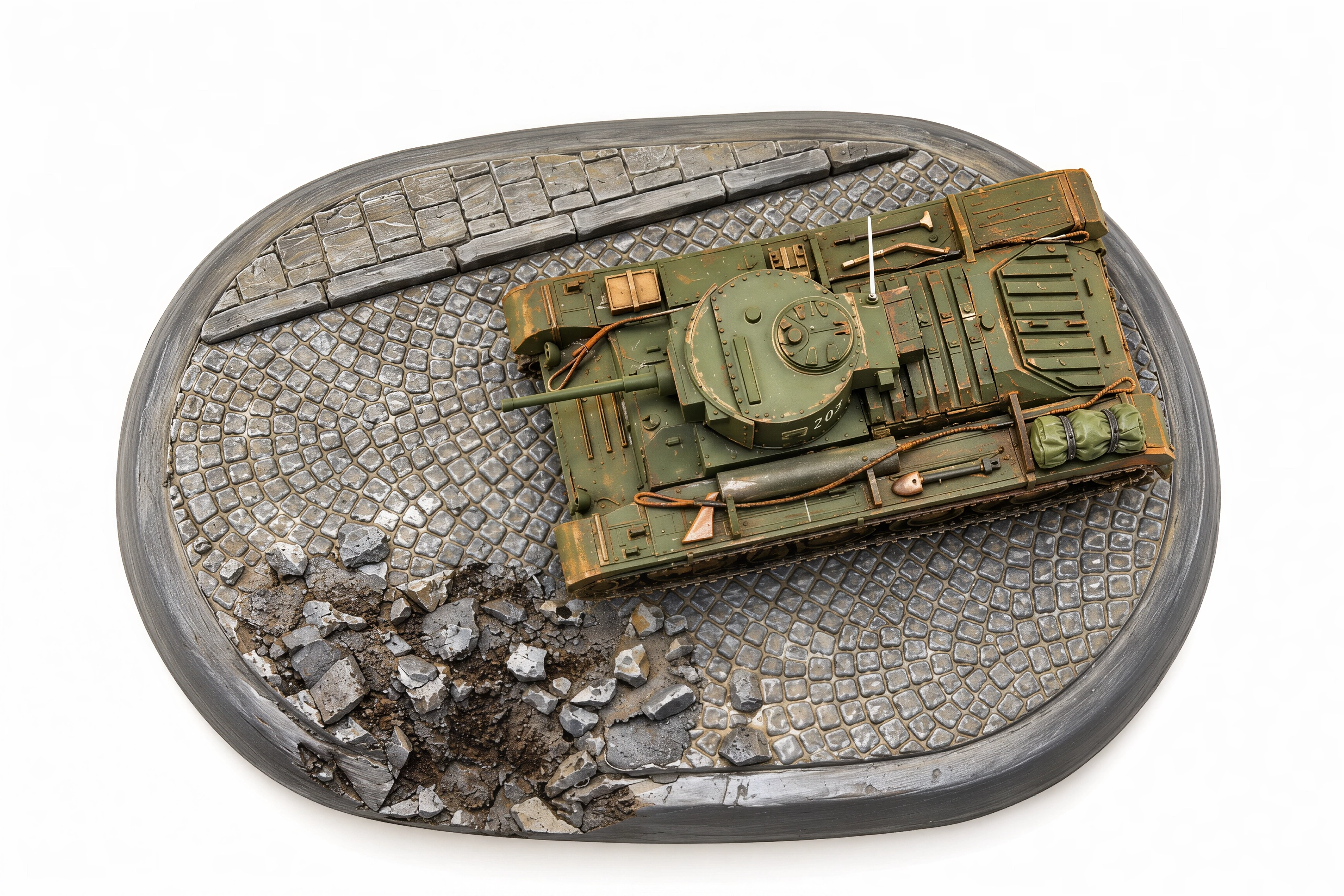 1:72 Redog - Smart Oval Display Base for Scale models/vehicles -  D5