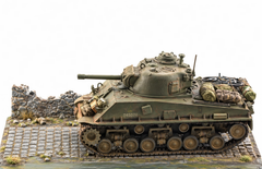 1:72 Redog -  Stone Road & Wall Diorama Display Base For Military Scale Model Vehicles d6