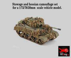 1:72 Sherman Firefly MKV  Stowage and Hessian Camouflage Strips Kit/ S4