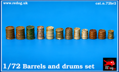 1:72 Fuel, Oil Barrels, Kegs, Scale Modelling /diorama accessories / 72br2