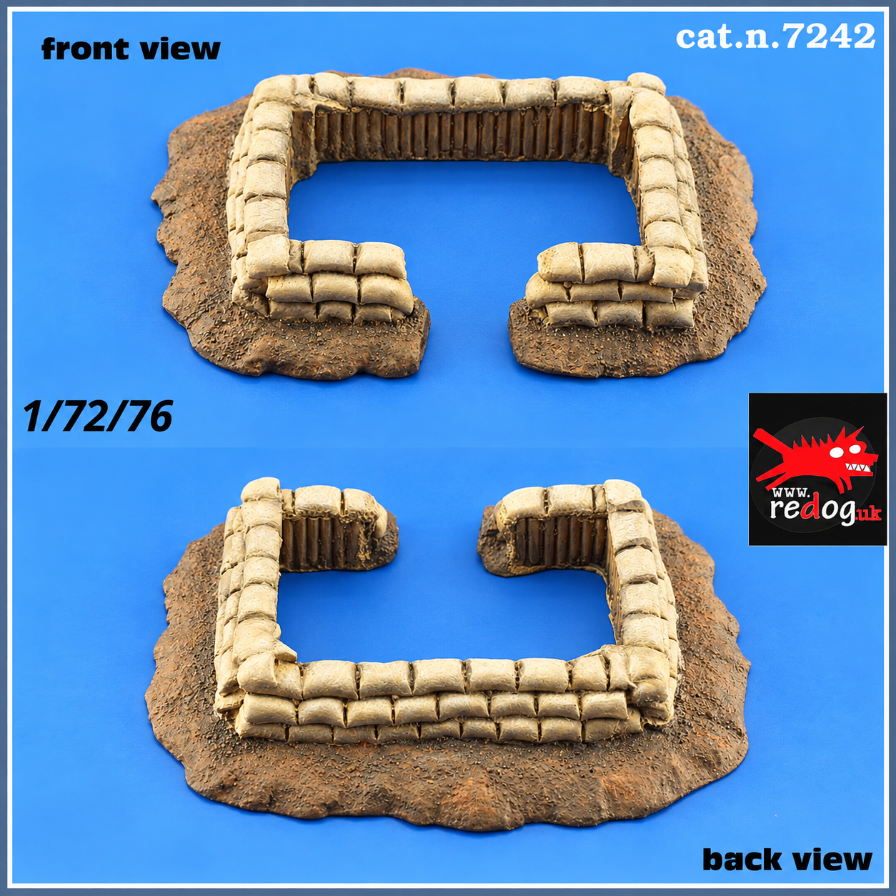 1:72 Redog - Fields Military Fortifications Scale Model Diorama Accessorises 042