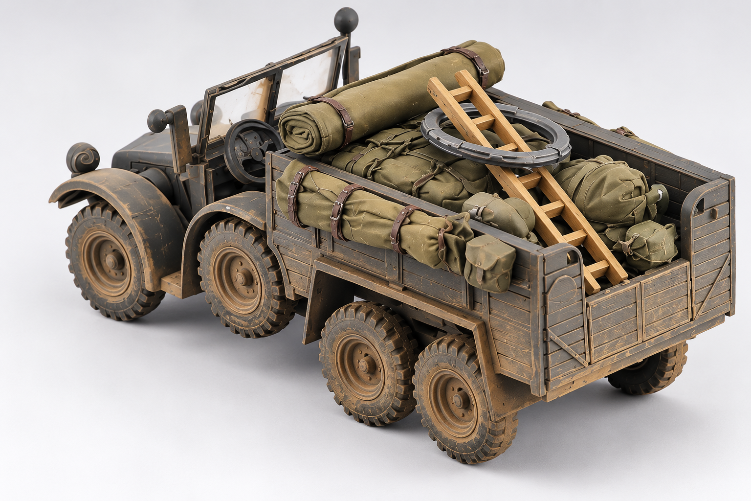Redog 1:72  Krupp Protze Truck  Scale Modelling Stowage  kit - 72prtz