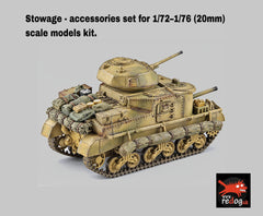 1:72 M3 Lee Tank   Scale Model Stowage Kit  /