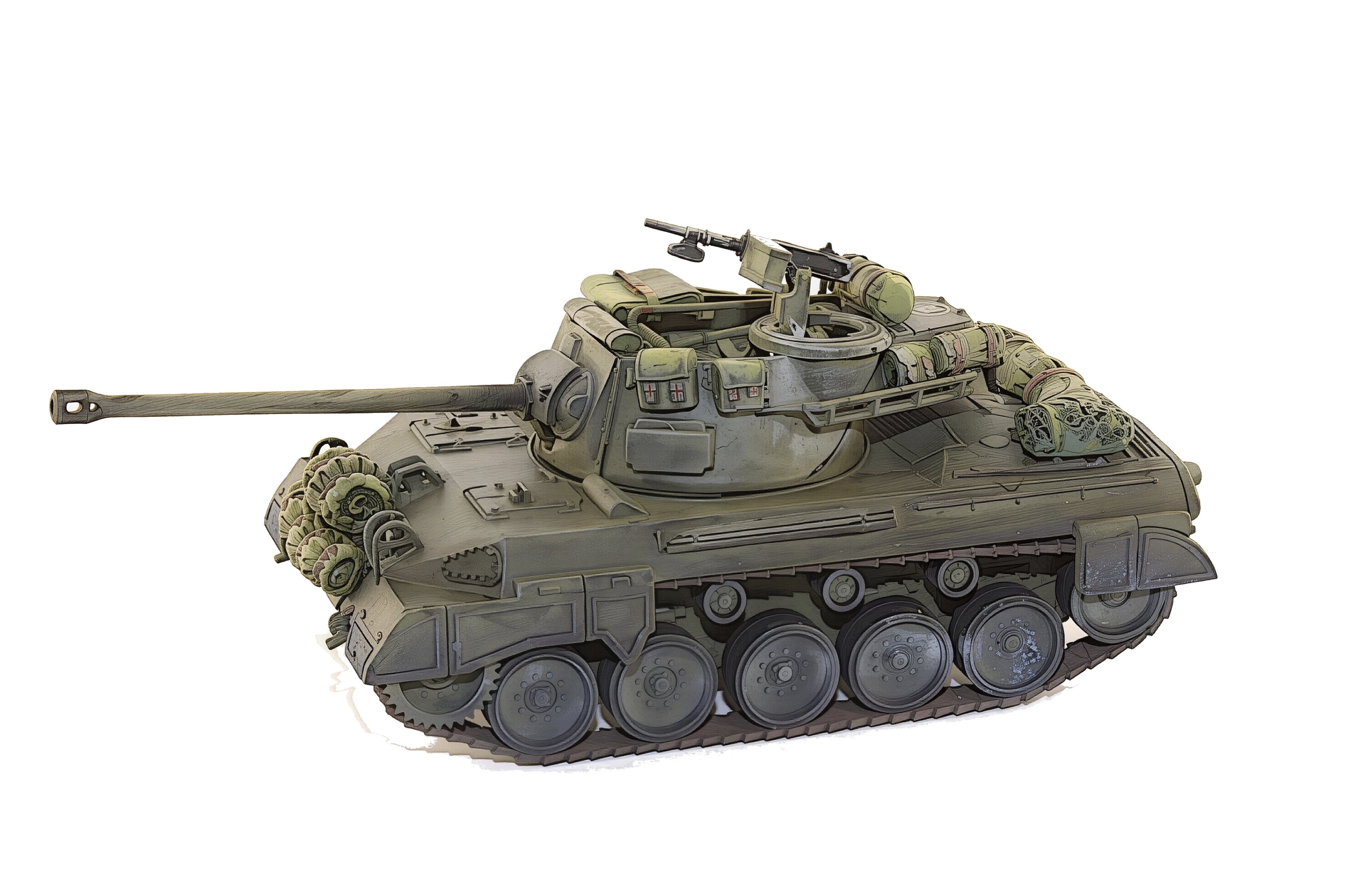 1/72 US M18 GMC Hellcat   Scale Model Stowage Kit