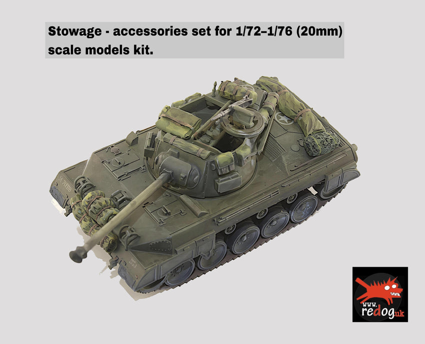 1/72 US M18 GMC Hellcat   Scale Model Stowage Kit
