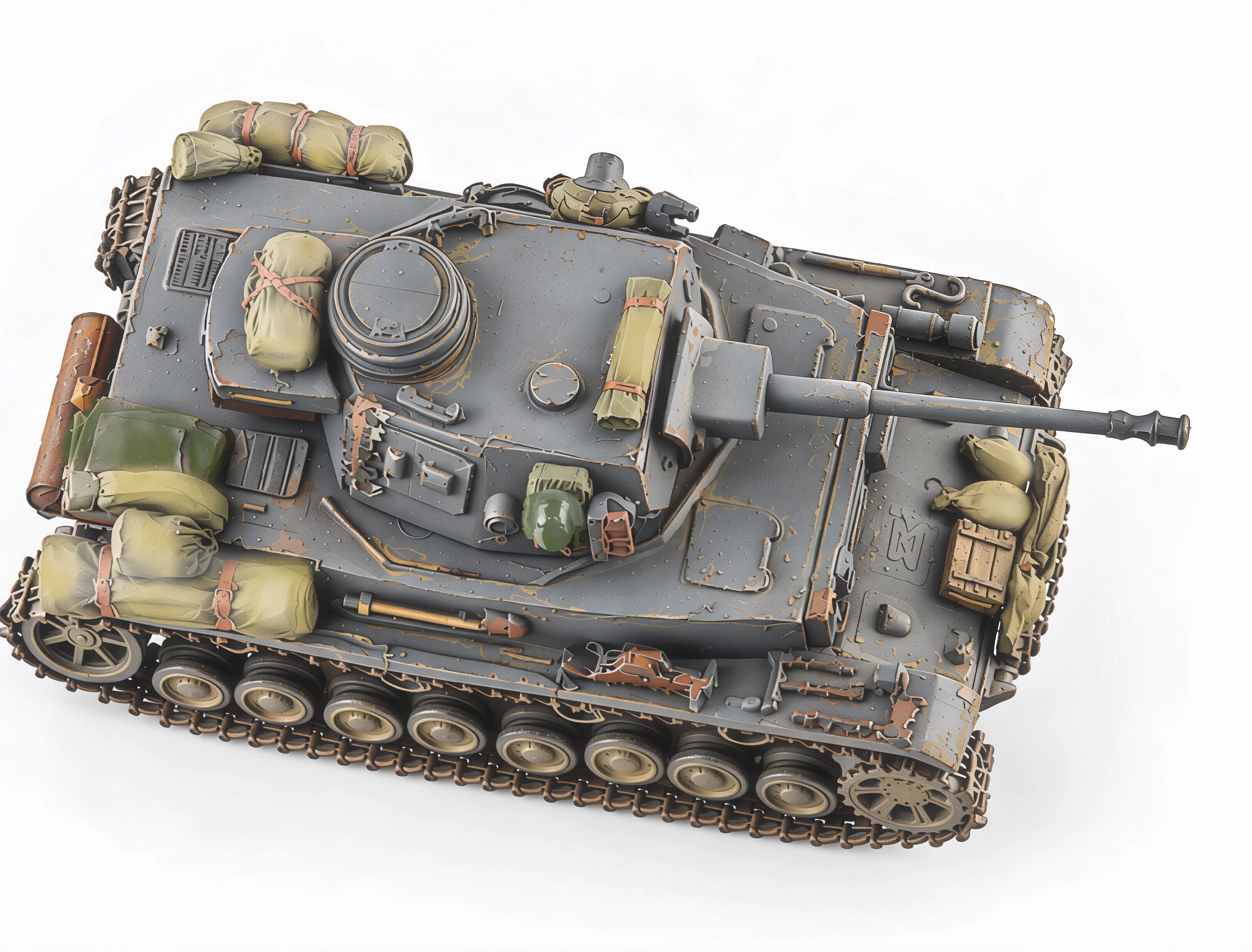 1:72 -  Panzer IV Ausf F2 Tank  Scale Model Stowage  set - 72pz4f