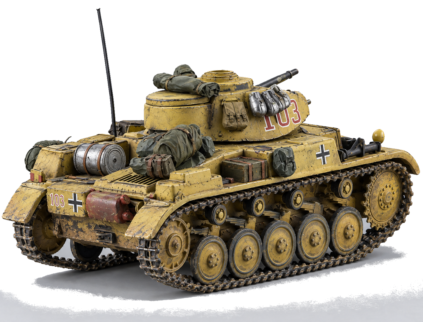 Redog 1:72  Panzer II Stowage  set.