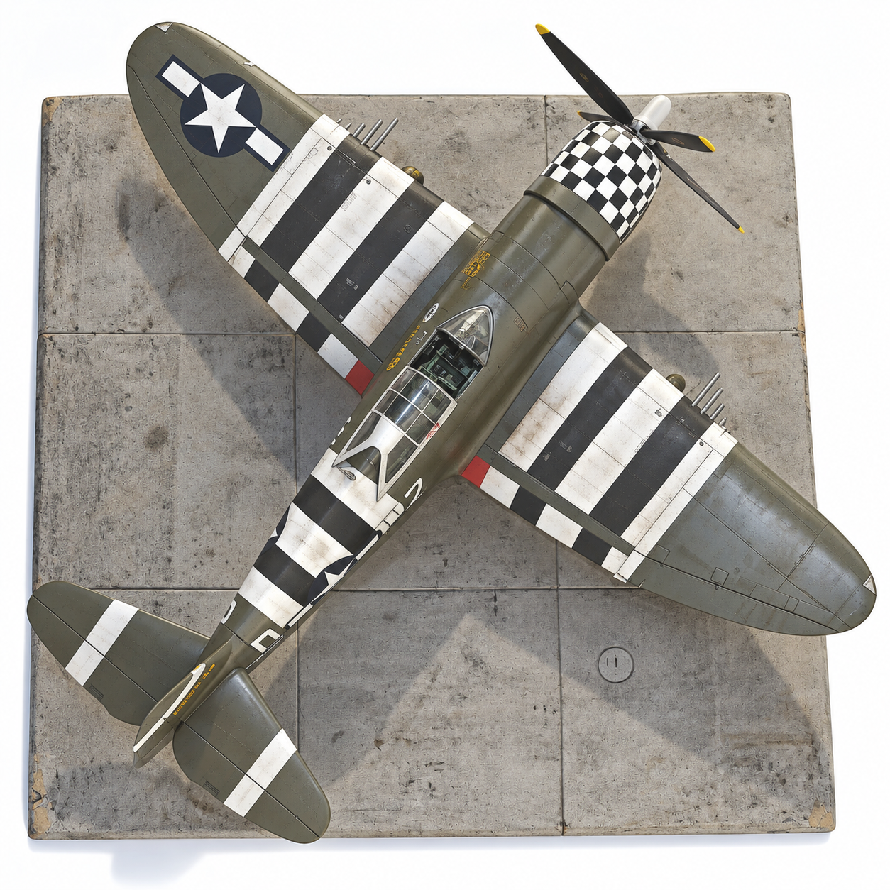 1:48 redog -  Scale Airplane Model Display Base