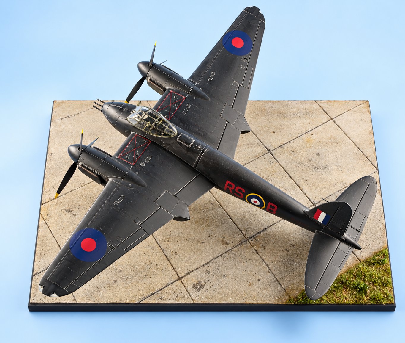 1:48 Redog - Scale Airplane Model Display Base /48Q2