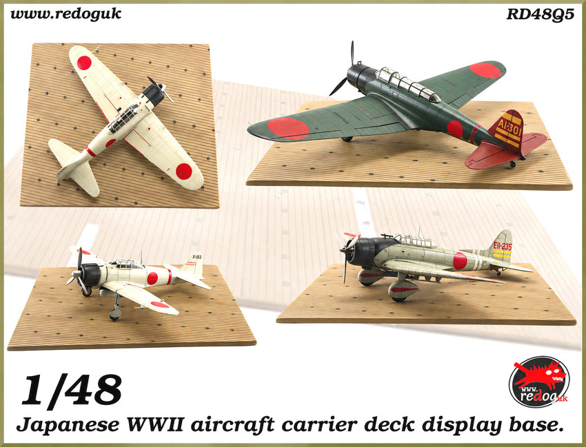 1:48 redog - Japanese Carrier Deck Scale Model Display Base.