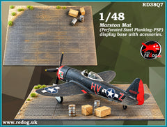 1:48 Redog - Marston Mat Airplane model  kits disply base.