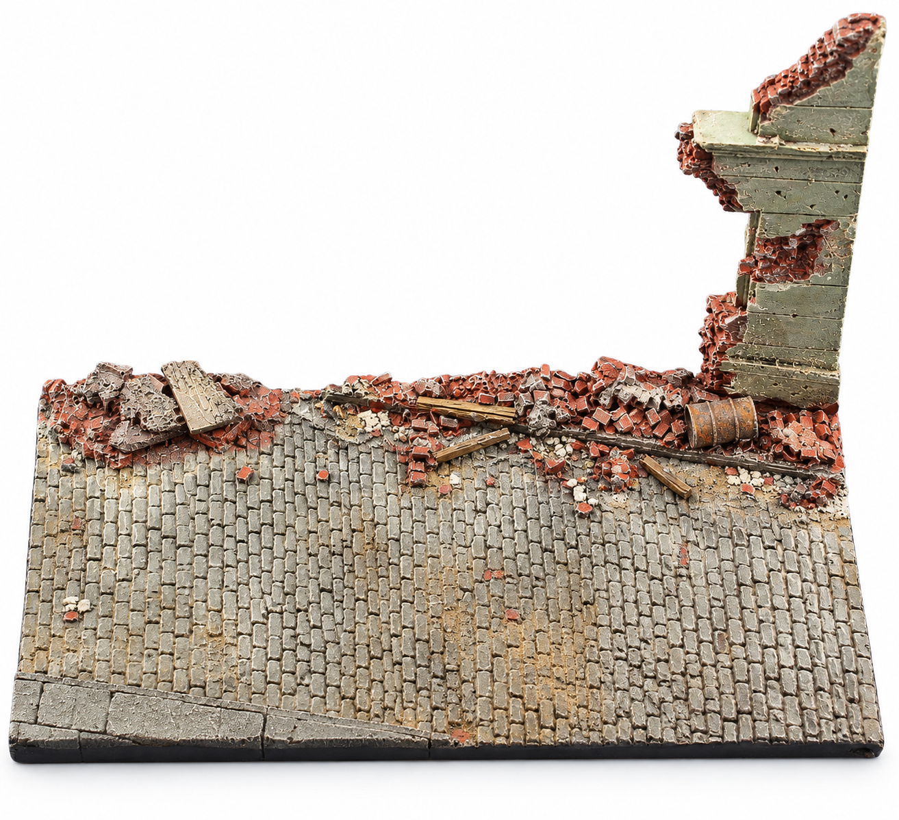 1:72 Redog - Street Ruins Scale Model Display Base/Small Diorama